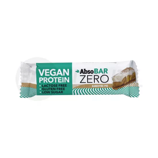 ABSOBAR ZERO VEGAN PROTEINSZELET BANOFFEE PIE 40G