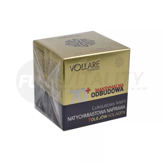 VOLLARÉ AGE CREATOR 70+ KOLLAGÉNES ARGÁN OLAJOS HYALURONSAVAS NÖVÉNYI BOTOXOS RÁNCTALANÍTÓ 50ML