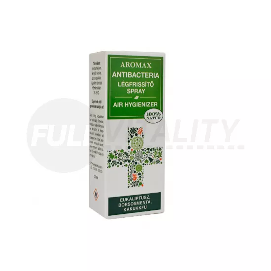 AROMAX ANTIBAKTERIA SPRAY EUKALIPTUSZ-BORSMENTA-KAKUKKFŰ 20ML