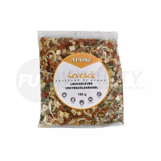 ATAISZ LENCSELEVES VEGYESZÖLDSÉGGEL 160G