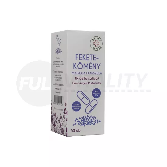 BÁLINT CSEPPEK FEKETEKÖMÉNY MAGOLAJ KAPSZULA 50DB