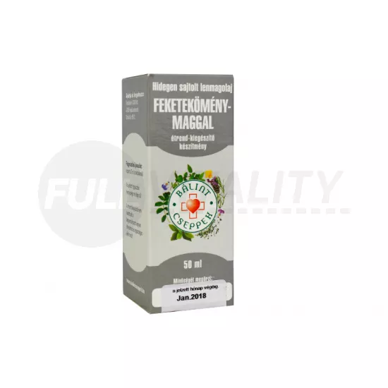 BÁLINT CSEPPEK FEKETEKÖMÉNY OLAJOS KIVONATA 50ML