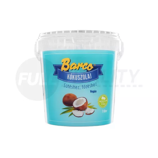 BARCO KÓKUSZOLAJ PRÉMIUM VÖDRÖS 1000ML