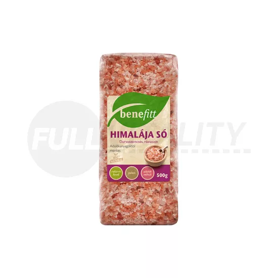 BENEFITT HIMALÁJA SÓ RÓZSASZÍN DURVASZEMCSÉS 500G