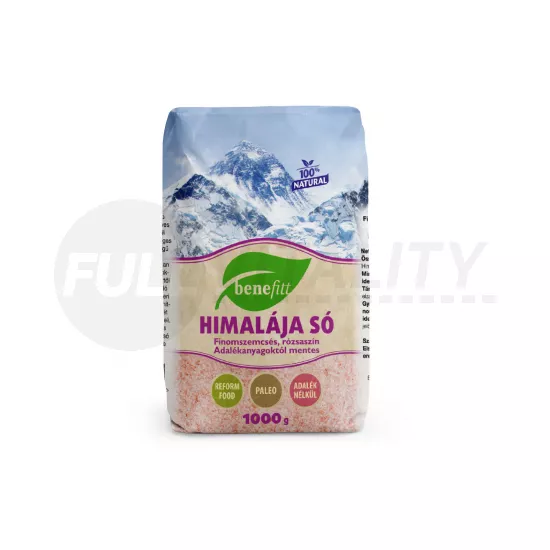 BENEFITT HIMALÁJA SÓ RÓZSASZÍN FINOM 1000G