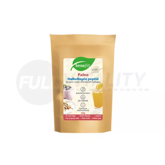 BENEFITT PALEO HALKOLLAGÉN PEPTID INSTANT NATÚR HIDROLIZÁLT KOLLAGÉN 150G