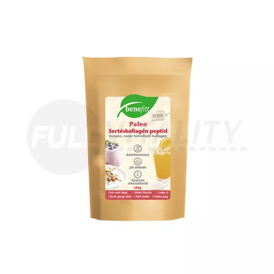 BENEFITT PALEO SERTÉSKOLLAGÉN PEPTID INSTANT NATÚR HIDROLIZÁLT KOLLAGÉN 300G