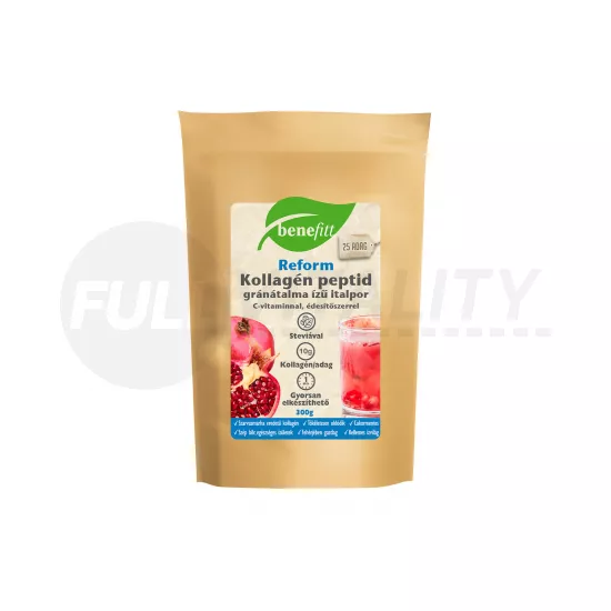 BENEFITT REFORM KOLLAGÉN PEPTID GRÁNÁTALMA ÍZŰ ITALPOR 300G