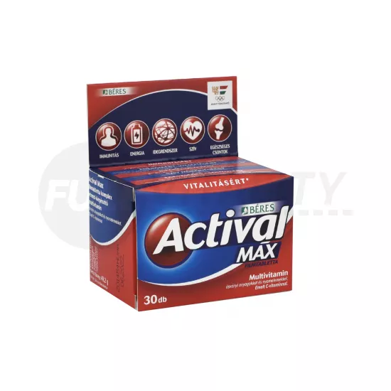 BÉRES ACTIVAL MAX FILMTABLETTA 30DB