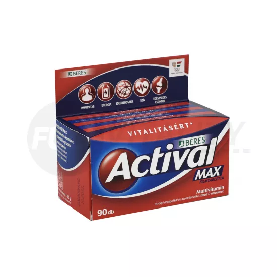 BÉRES ACTIVAL MAX FILMTABLETTA 90DB