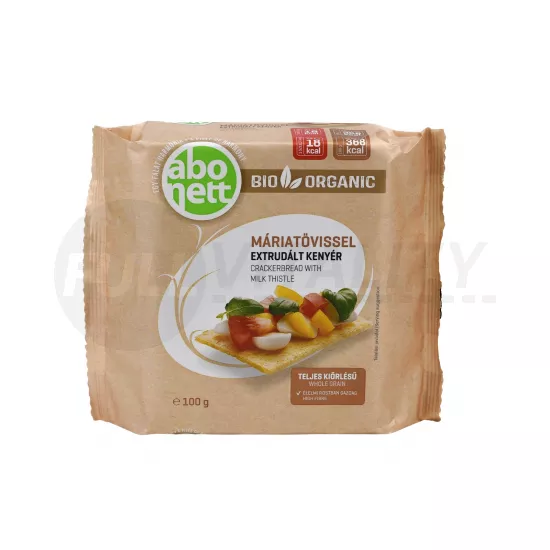 BIO ABONETT EXTRUDÁLT KENYÉR MÁRIATÖVISSEL 100G