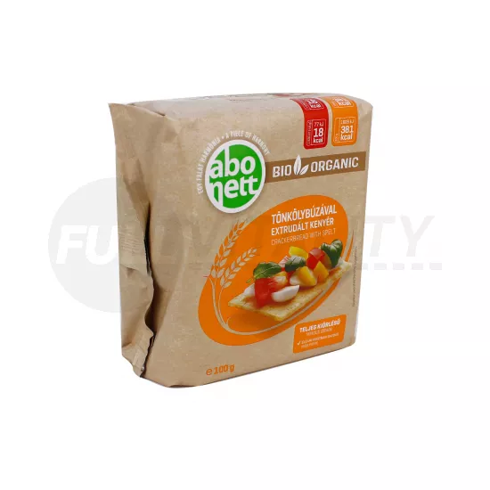 BIO ABONETT EXTRUDÁLT KENYÉR TÖNKÖLYBÚZÁVAL 100G