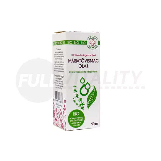 BIO BÁLINT CSEPPEK HIDEGEN SAJTOLT MÁRIATÖVISMAG OLAJ 50ML
