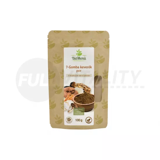 BIO BIOMENÜ 7-GOMBA KEVERÉK POR 100G
