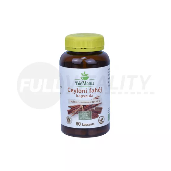 BIO BIOMENÜ CEYLONI FAHÉJ KAPSZULA 60DB