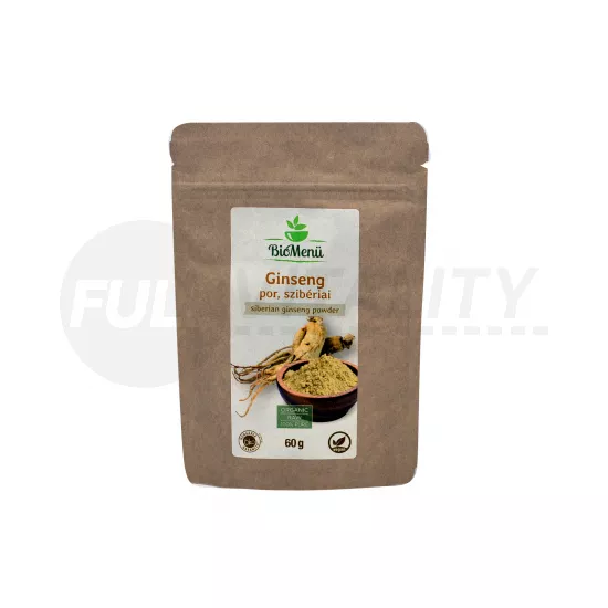 BIO BIOMENÜ GINSENG POR SZIBÉRIAI 60G