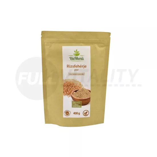 BIO BIOMENÜ RIZSFEHÉRJE POR 400G