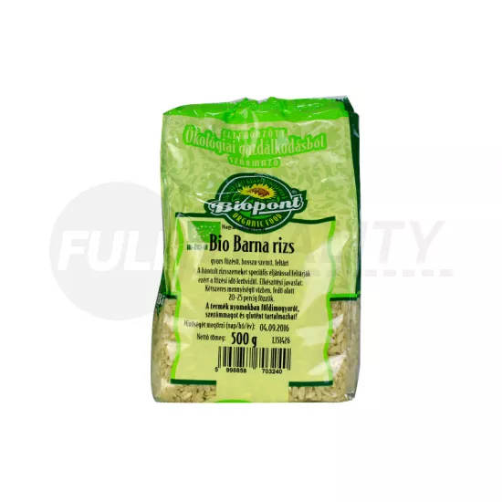 BIO BIOPONT BARNARIZS GYORSFŐZÉSŰ HOSSZÚSZEMŰ 500G