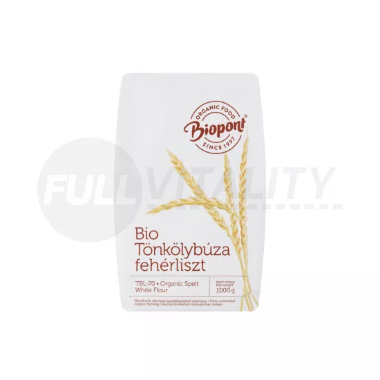 BIO BIOPONT FEHÉR TÖNKÖLYBÚZALISZT (TBL-80) 1000G