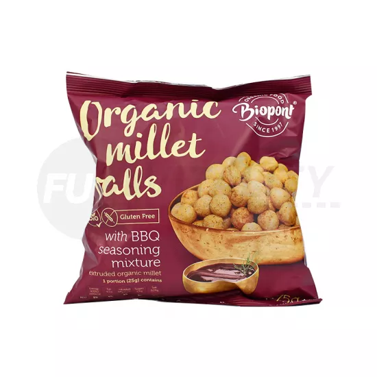 BIO BIOPONT EXTRUDÁLT KÖLESGOLYÓ BARBECUE 75G