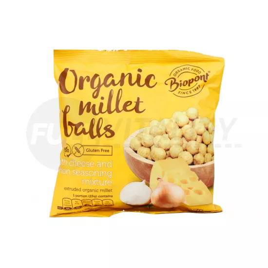 BIO BIOPONT EXTRUDÁLT KÖLESGOLYÓ SAJTOS-HAGYMÁS 75G