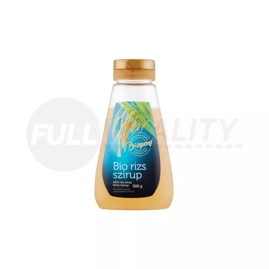 BIO BIOPONT RIZSSZIRUP 300G