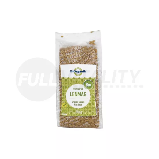 BIO BIORGANIK ARANYSÁRGA LENMAG 250G