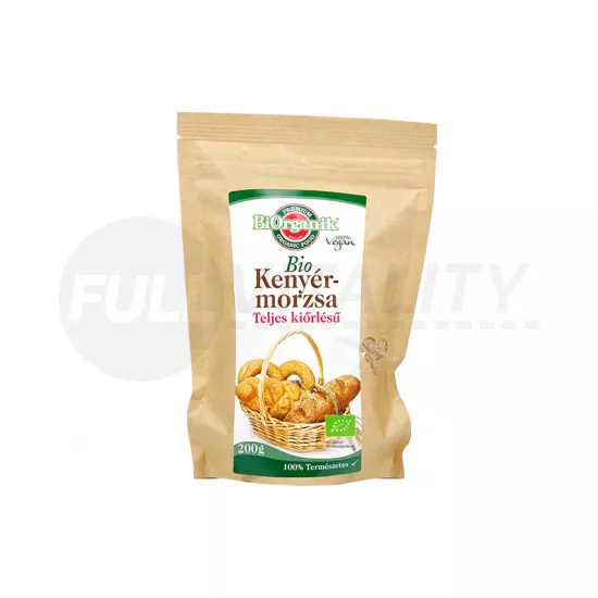 BIO BIORGANIK KENYÉRMORZSA TELJES ŐRLÉSŰ 200G