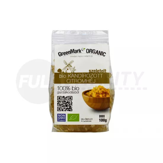 BIO GREENMARK KANDÍROZOTT CITROMHÉJ 100G
