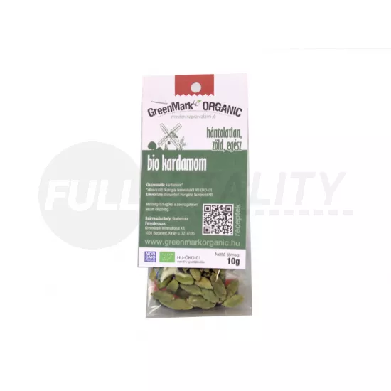 BIO GREENMARK KARDAMOM, HÁNTOLATLAN ZÖLD EGÉSZ 10G
