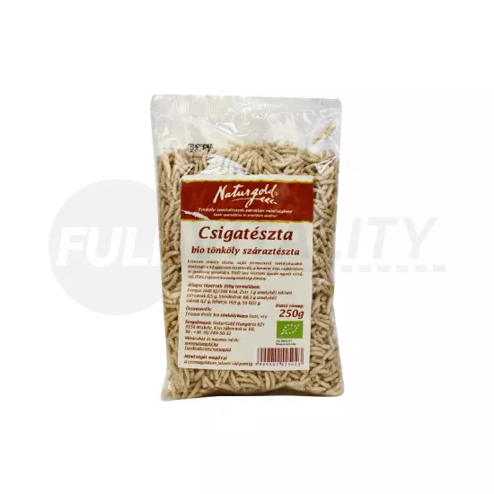 BIO NATURGOLD TÖNKÖLY FEHÉR TÉSZTA CSIGA 250G
