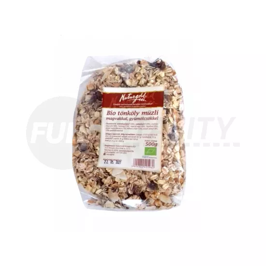 BIO NATURGOLD TÖNKÖLY MÜZLI MAGVAKKAL GYÜMÖLCSÖKKEL 500G