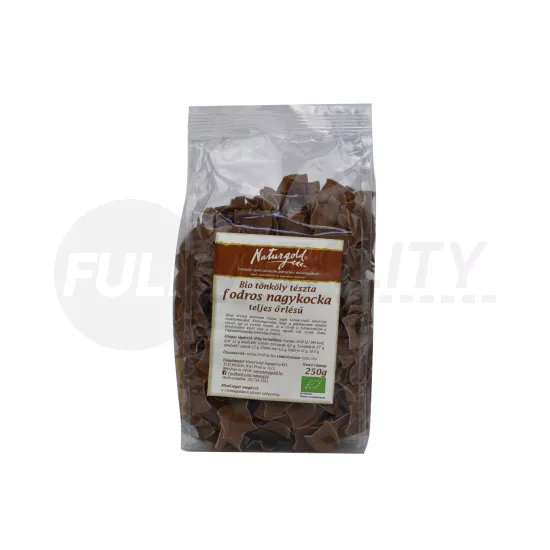 BIO NATURGOLD TÖNKÖLY FODROS NAGYKOCKA TELJES KIŐRLÉSŰ TÉSZTA  250G