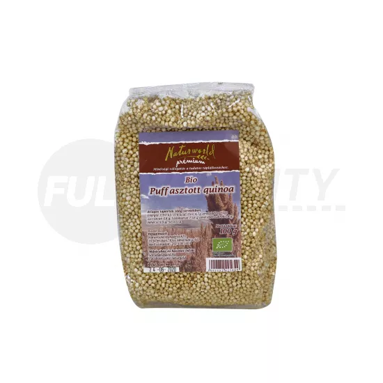 BIO NATURWORLD PRÉMIUM PUFFASZTOTT QUINOA NATÚR 100G