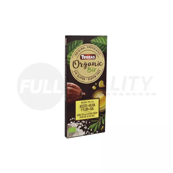 BIO TORRAS 100% KAKAÓTARTALMÚ ÉTCSOKOLÁDÉ 100G