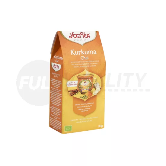 BIO YOGI TEA KURKUMA CHAI SZÁLAS TEA 90G