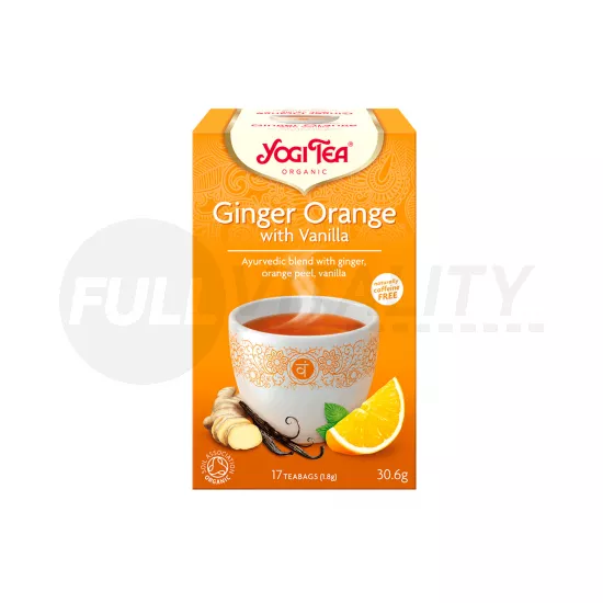 BIO YOGI TEA NARANCSOS GYÖMBÉRTEA VANÍLIÁVAL 17DB