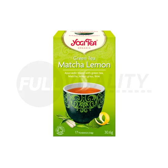 BIO YOGI TEA ZÖLD TEA MATCHA-CITROM 17DB