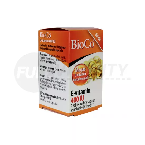 BIOCO E-VITAMIN 400 IU 60DB