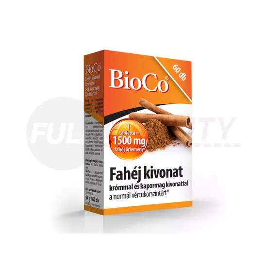 BIOCO FAHÉJ KIVONAT TABLETTA 60DB