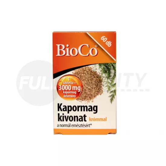 BIOCO KAPORMAG KIVONAT TABLETTA KRÓMMAL 60DB