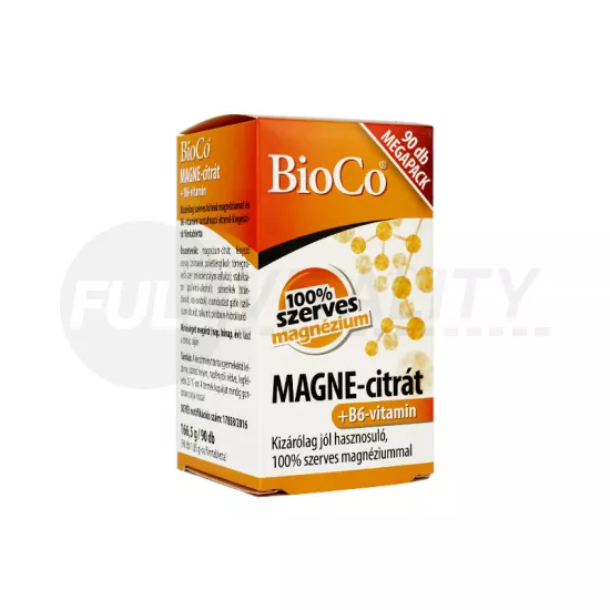 BIOCO MAGNE-CITRÁT+B6 VITAMIN MEGAPACK 90DB