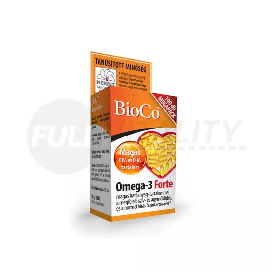 BIOCO OMEGA-3 FORTE KAPSZULA MEGAPACK 100DB