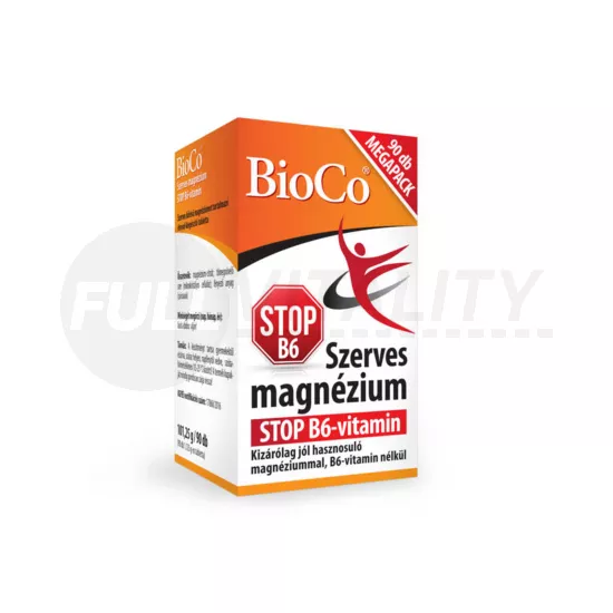 BIOCO SZERVES MAGNÉZIUM STOP B6-VITAMIN 90DB
