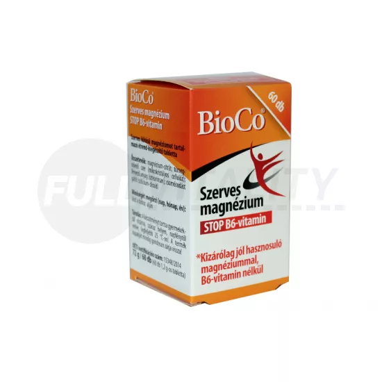 BIOCO SZERVES MAGNÉZIUM STOP TABLETTA 60DB