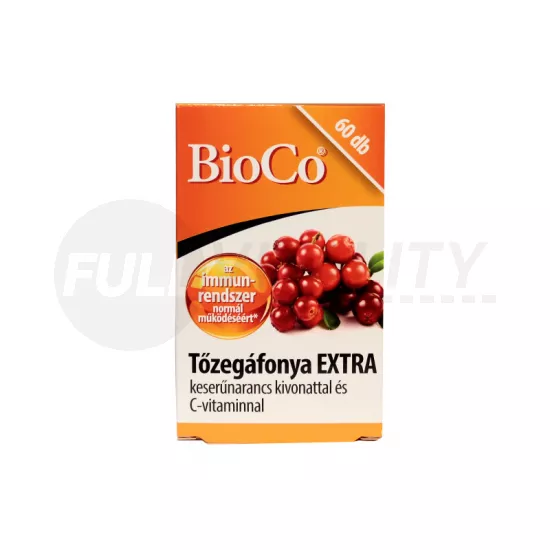 BIOCO TŐZEGÁFONYA EXTRA TABLETTA C-VITAMINNAL 60DB
