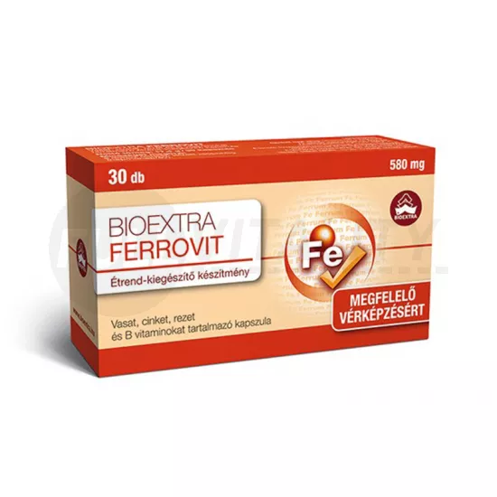 BIOEXTRA FERROVIT KAPSZULA 30DB