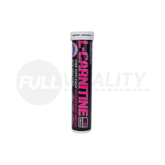 BIOTECHUSA L-CARNITINE PEZSGŐTABLETTA  500MG ÁFONYA-MÁLNA ÍZŰ 20DB