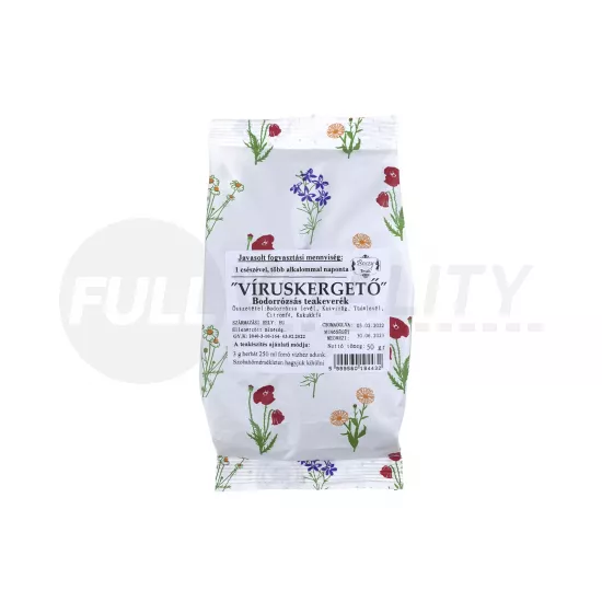 BOSZY TEA VÍRUSKERGETŐ BODORRÓZSÁS TEAKEVERÉK 50G