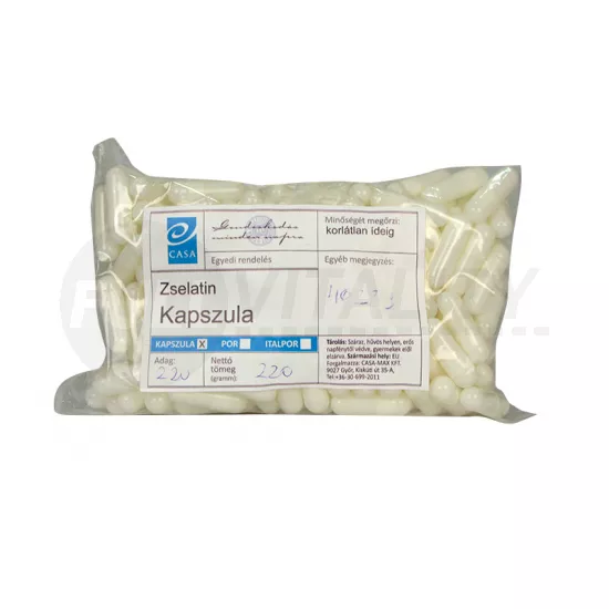 CASA ÜRES ZSELATIN KAPSZULA 220DB